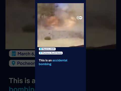 Accidental bomb drop on residential area in South Korea | DW News