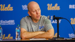 UCLA M. Basketball Postgame - Coach Cronin, vs. Rider (Nov. 4, 2024)