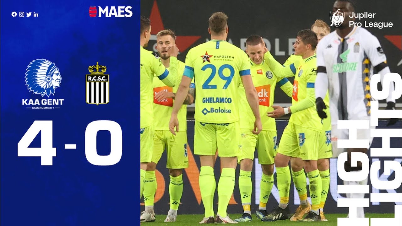 KAA Gent - Sporting Charleroi: 4-0