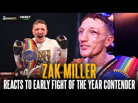 Manchester’s Own Zak Miller ECSTATIC with title win after early fight of the year contender 🇬🇧🔥