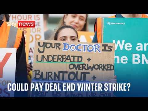 NHS England: Senior doctors' strike could end after new pay offer