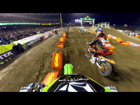 GoPro HD: Ryan Villopoto Main Event Lap 2013 Monster Energy Supercross Anaheim Opener 