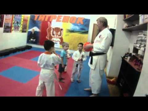 Negaturov. Karate training for children of 3- 4 years 13.03.24.part 3
