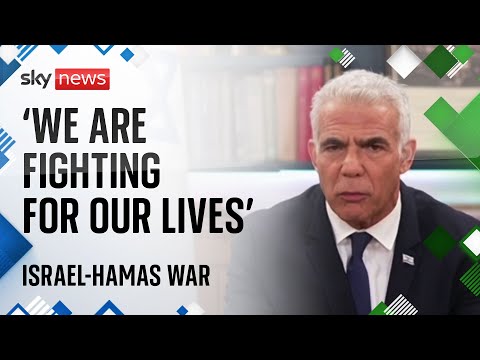 Israel-Hamas war: 'We are fighting for our lives' - Israel's Opposition Leader