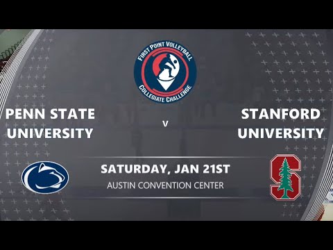 Penn vs Stanford | First Point Volleyball Foundation Collegiate Challenge 🇺🇸🏐