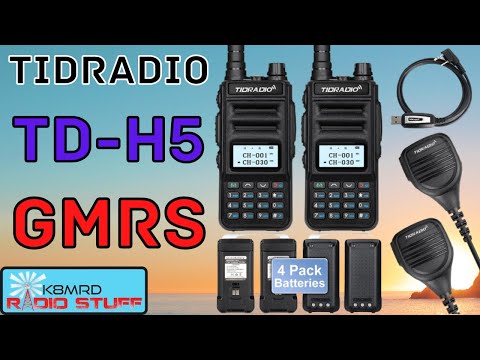 TIDRADIO TD-H5 Handheld GMRS Radio