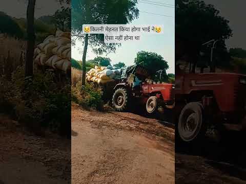 tractor palta diya puri mehnat bekar ho gai 😢😢 #tranding #viralvideo #ytshorts