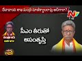 Off the Record - Minister Manikyala Rao discontent on Chandrababu