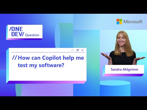 How can Copilot help me test my software?