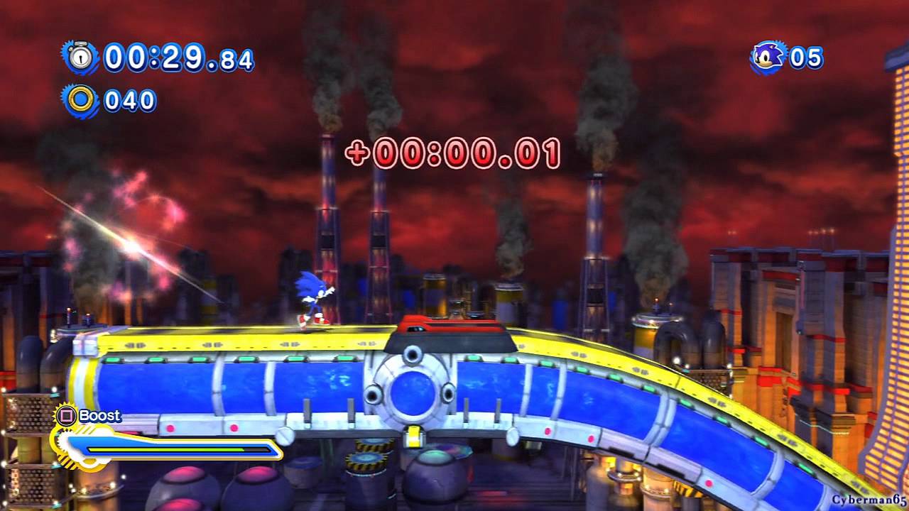 Sonic Generations Ps3 [part 2 ~ Chemical Plant Zone ~ Act 01 02] Youtube