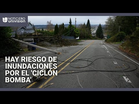 Lluvias e inundaciones: lo que se puede esperar en las áreas afectadas por el 'ciclón bomba'