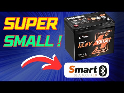 LiTime 12V 100AH group 24 Bluetooth LiFePO4 Lithium Deep Cycle Battery.