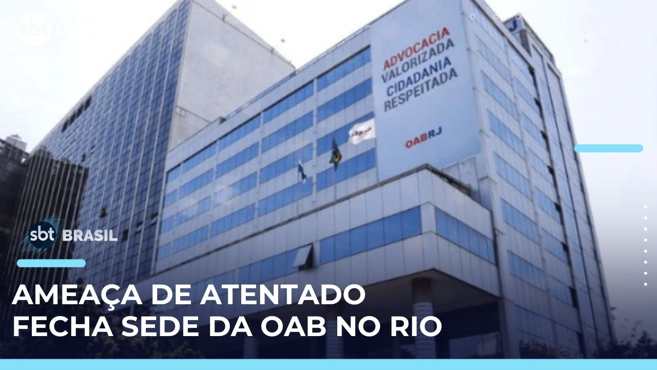 Sede da OAB RJ é fechada após identificação de possível atentado | SBTBrasil