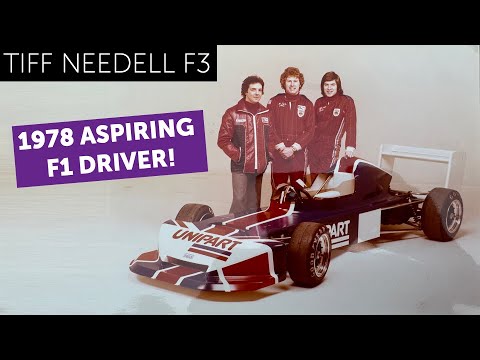 Tiff Needell in Austria racing Formula 3. UNIPART 1978
