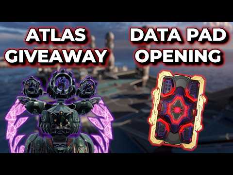WR - Atlas Giveaway + 330+ Data Pads Opening & Unlocking UE Cryo's & UE Invader | War Robots