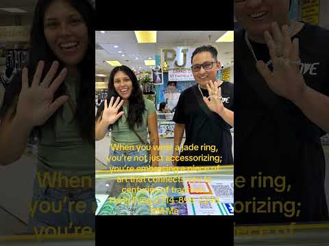 Wearing a Jade ring is piece of art that connects you to centuries of tradition.