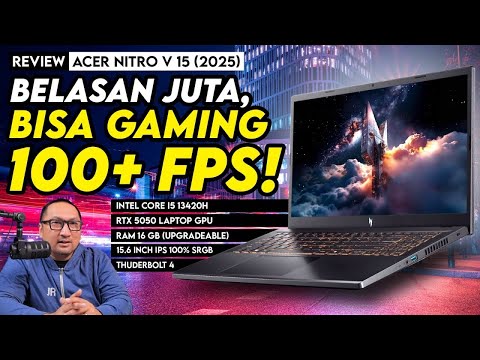 Kejutan! Laptop RTX 5050 Ternyata Sekencang ini: Review Acer Nitro V 15 (2025)