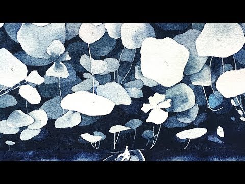 Lily Forest Speedpaint! ( Negative Painting technique!)