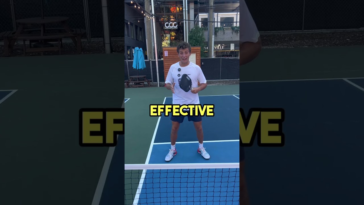 1 Vs 2 Handed Backhand #pickleball #pickleballtips #shorts