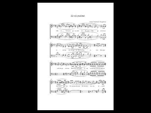 J. Trinkūnaitė - Sungailienė    22 psalmė ( ištrauka)