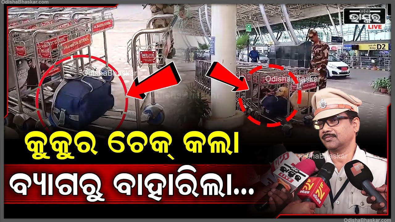ଭୁବନେଶ୍ଵର ବିମାନ ବନ୍ଦରରୁ ମିଳିଥିବା ସନ୍ଦିଗ୍ଧ ବ୍ୟାଗରୁ କ'ଣ ବାହାରିଲା, କହିଲେ ପୋଲିସ ଅଧିକାରୀ