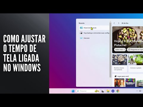 Como Ajustar o Tempo de Tela Ligada no Windows