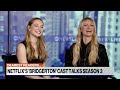 Hannah Dodd and Jessica Madsen dish on new season of Bridgerton  - 04:54 min - News - Video