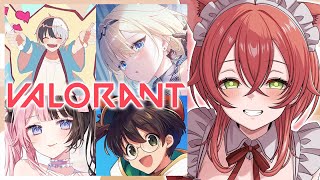 【 Valorant 】マッドすぎるフルパw/えまたそ・かみーと・ひなのちゃん・らいとさん【にじさんじ/獅子堂あかり】
