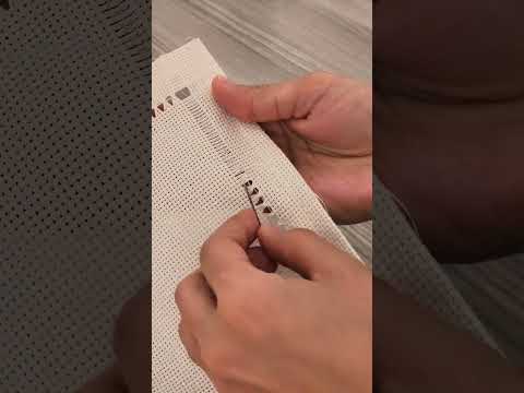 How to make frame #crossstitch #handmade #kanaviçe #ايتامين