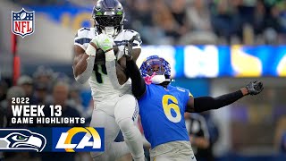 Seattle Seahawks vs. Los Angeles Rams | 2022 Week 13 Game Highlights
