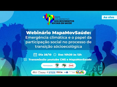 Webinário MapaMovSaúde: