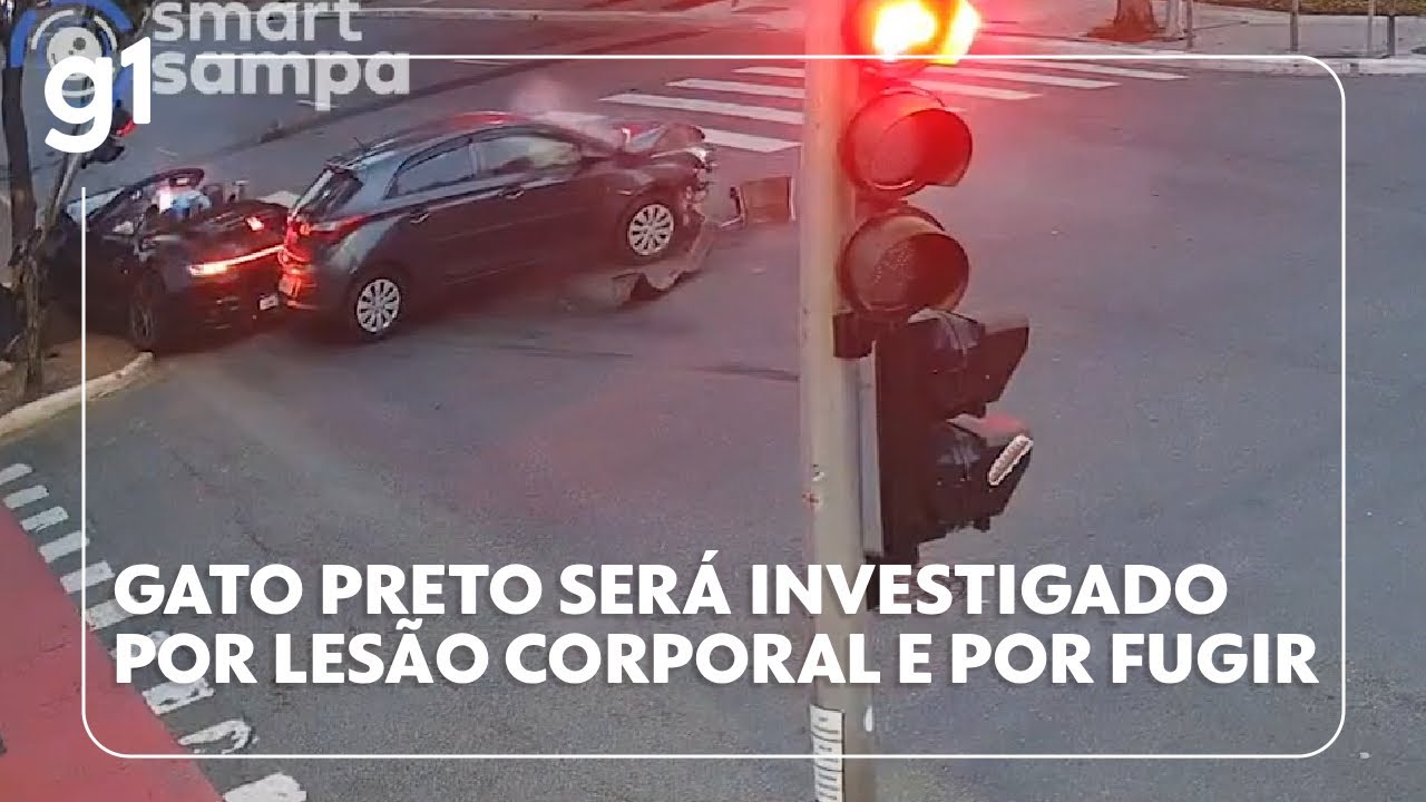 Influenciador Gato Preto será investigado por lesão corporal culposa e por fugir de acidente