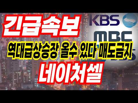 네이처셀 주가 미장 빠진건 주말 지나면 돌아올껍니다 걱정하지 마세요