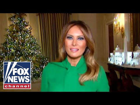 Melania Trump gives tour of White House Christmas decor