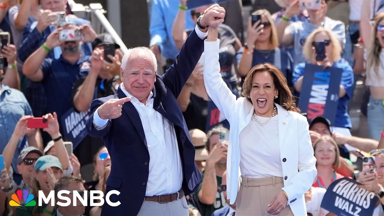 LIVE: Harris and Walz hold campaign rally in Michigan