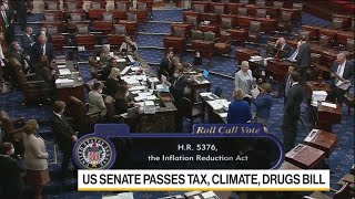 U.S. Senate Passes Democrats’ Landmark Tax, Climate, Drugs Bill