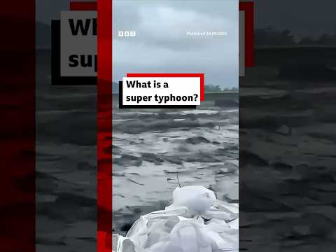 What is a super typhoon? #TyphoonRagasa #Taiwan #BBCNews