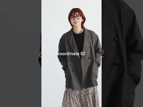店長佐藤の渾身企画！大人がラフに羽織れる「理想のダブルジャケット」着回しコーデ4選