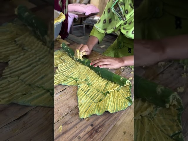 Maharashtrian aalu wadi 😱😱| ￼ Gujarat patra 🍃 #shorts