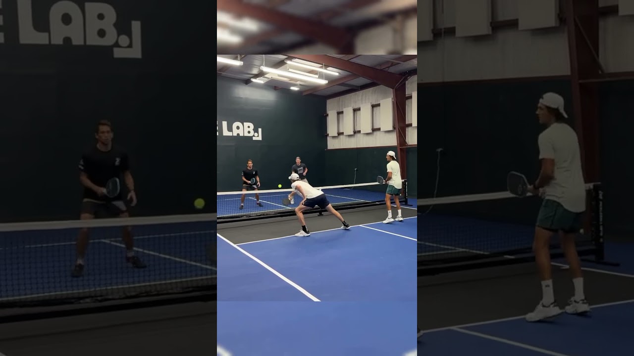 One of the hardest things in pickleball… #pickleball #pickleballislife #pickleballaddict #picklebal