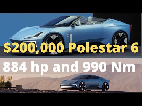 0,000 Polestar 6 reveals equipped with two electric motors with a capacity of 884 hp and 990 Nm