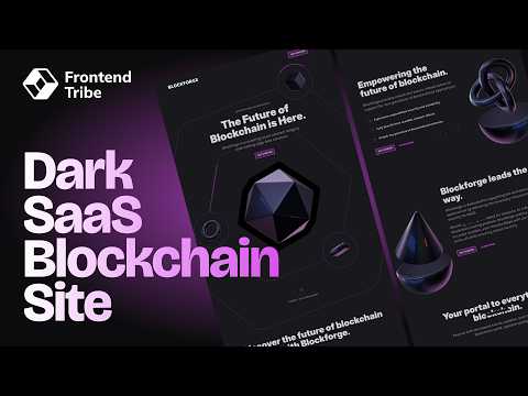 Build an Epic Dark-Mode Blockchain SaaS Site with Astro.js, TailwindCSS, & Framer Motion | Part 1