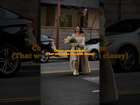 Colour combinations that will look classy ✨ #shorts