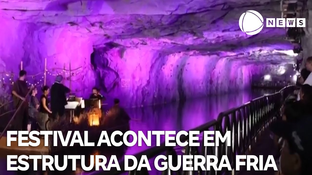 Festival acontece dentro de estrutura feita na Guerra Fria