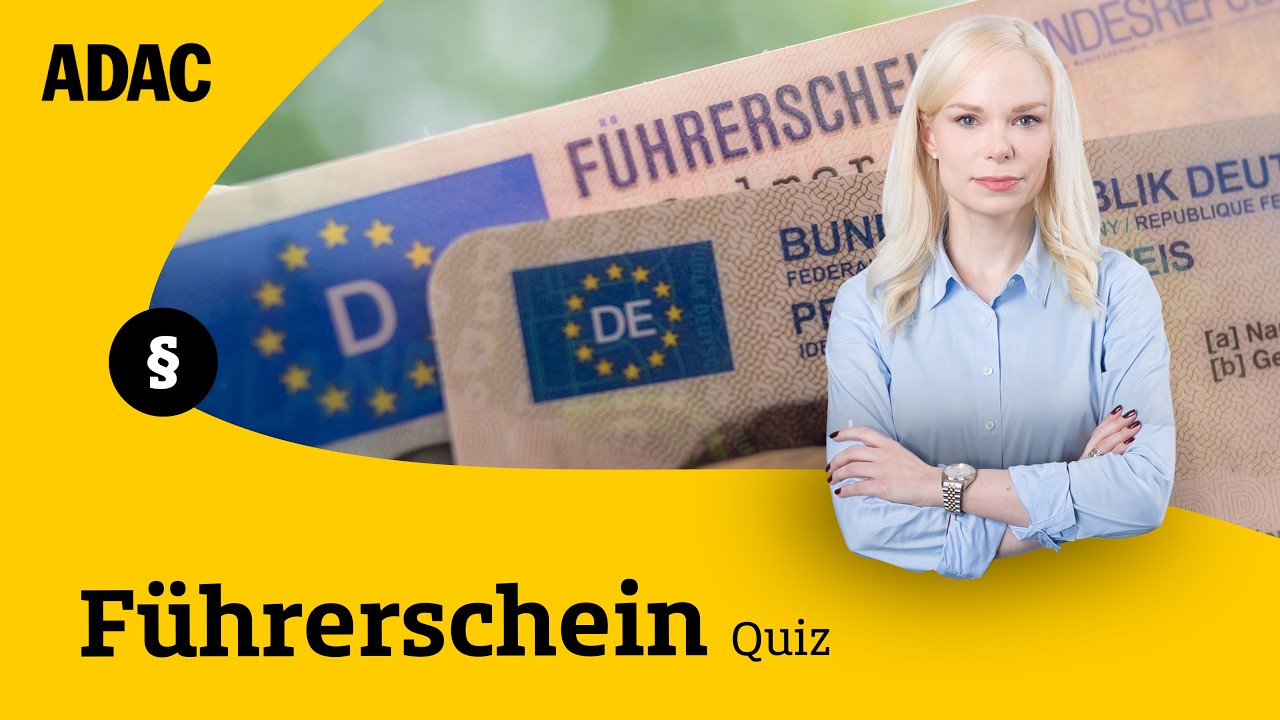 Schafft ihr diese fiesen Führerscheinfragen? | ADAC | Recht? Logisch!