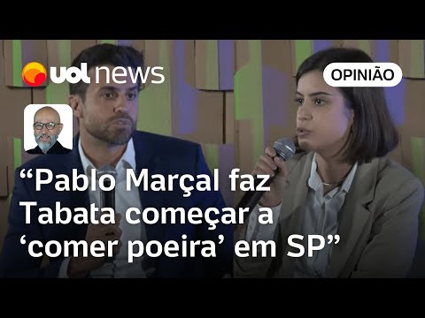 Pablo Marçal faz Tabata Amaral começar a ‘comer poeira’ na disputa pela Prefeitura de SP, diz Josias