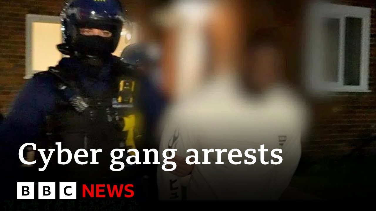 Police bust cyber gang accused of fraud worldwide | BBC News