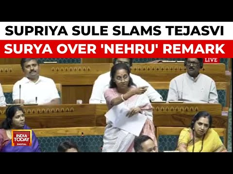 Supriya Sule Slams Tejasvi Surya In Parliament, Demands Justice For Terror Victims