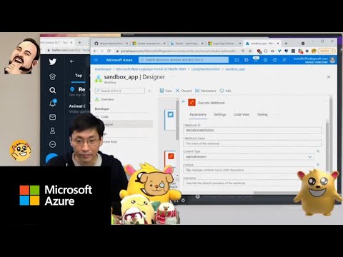 How to use the Azure Logic App to monitor new Tweets