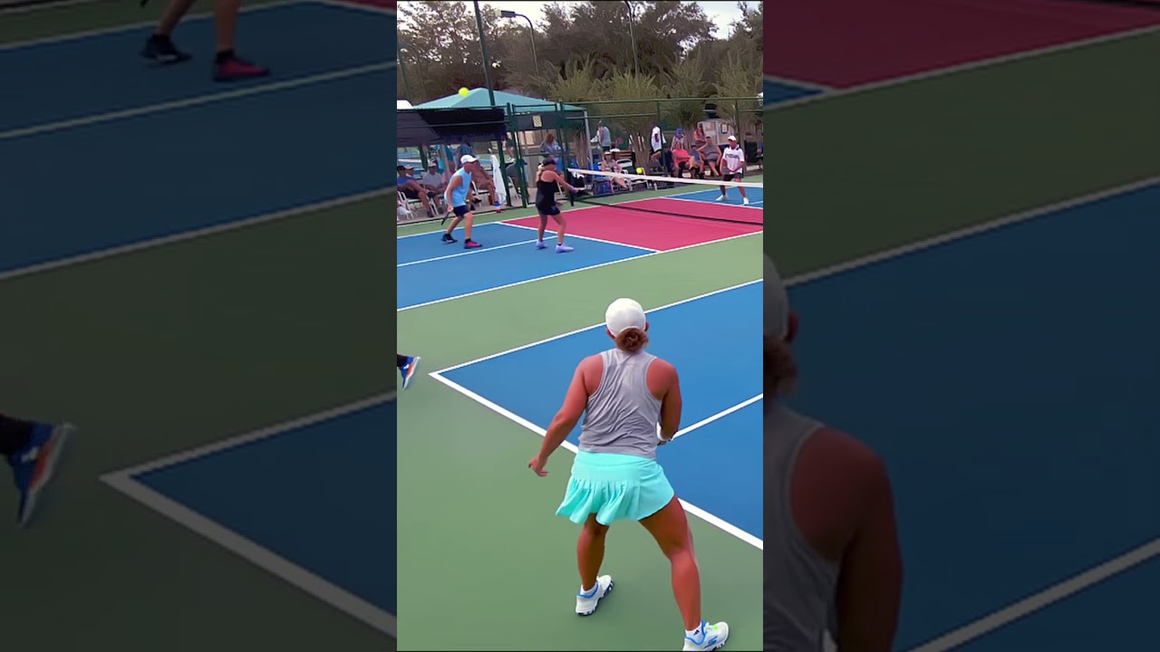 🎭Stubborn Defense Drama #pickleballhighlights #pickleball #sports #sporthighlights